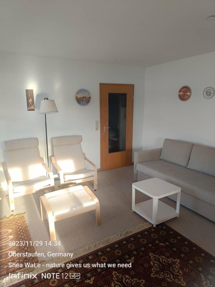 Allgaeu Vibes - Fusslaeufige Erreichbarkeit Vom Bahnhof, Mit Aussicht, Wettergeschuetzter Balkon Oberstaufen Luaran gambar